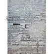 Gilded Background Text (#1053) Rice Paper - AB Studios