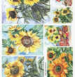 Sunflower Frames Rice Paper (R1225) - ITD Collection