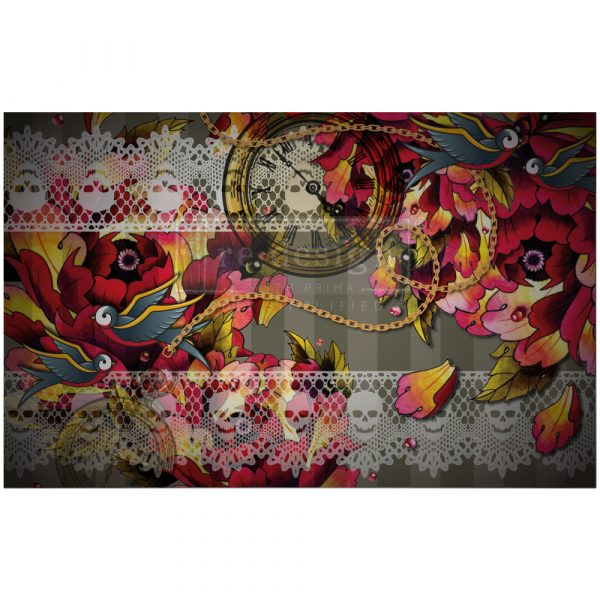 Ink & Lace by CeCe Decoupage Decor Tissue Paper - ReDesign with Prima