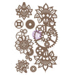 Machine Floral Decors - Finnabair Chipboard - Prima Marketing