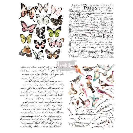 Parisian Butterflies - ReDesign Decor Transfer