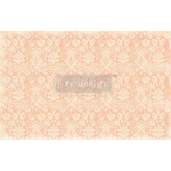 Peach Damask - ReDesign Decoupage Tissue Paper
