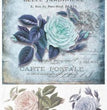 Blue Flower Postale Rice Paper- ITD Collection