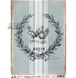 Farmhouse Paris Chicken Grain Sack (#0883) Rice Paper- AB Studios