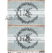 Farmhouse Chickens Grain Sack (#0884) Rice Paper- AB Studios