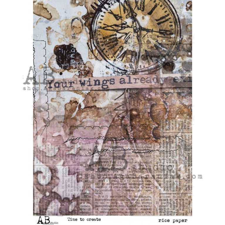 Time to Create (#0016) Rice Paper- AB Studio