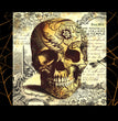 Halloween Skull & Web Decoupage Tissue - Deborah Bucher Designs