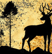 Deer in the Forest Decoupage Tissue - Deborah Bucher Designs