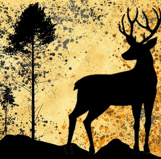 Deer in the Forest Decoupage Tissue - Deborah Bucher Designs
