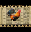 Sassy Rooster Horizontal Decoupage Tissue - Deborah Bucher Designs