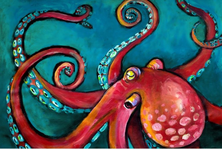 Octopus - Roycycled Decoupage Paper